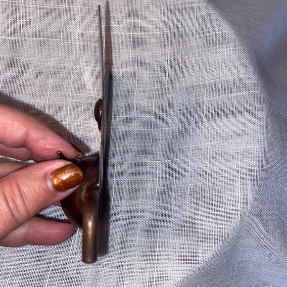 Cat Head Art- made of metal (copper) - Picture 3 of 4